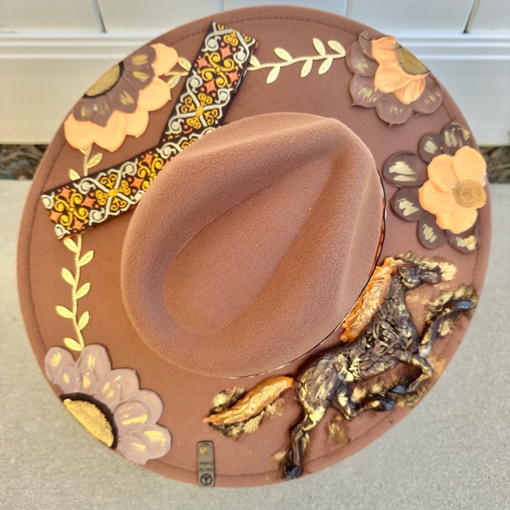 Hand painted hat